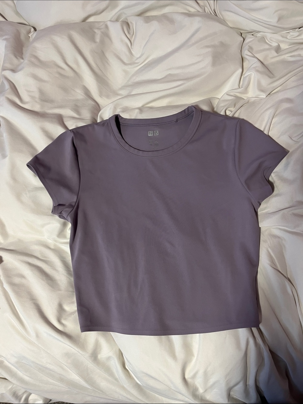 Purple crop top